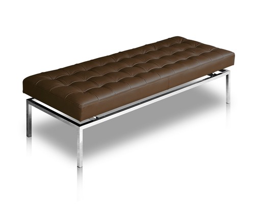 Bauhaus banc cuir dossier - cuir,,