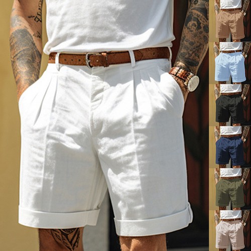 Men straight leg shorts with - straight,