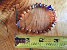 Handmade Bracelet Wood, Green