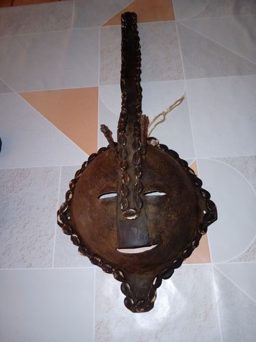 Ancien masque africain senoufo - africain,