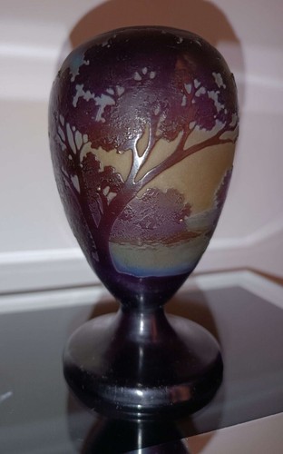 Vase balustre emile galle - vase,