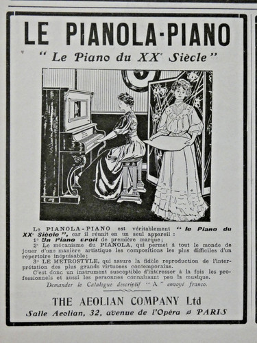 Publicité presse 1907 - de,