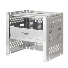 Grill barbecue pliant en acier inoxydable - Parfait pour le camping et les avent