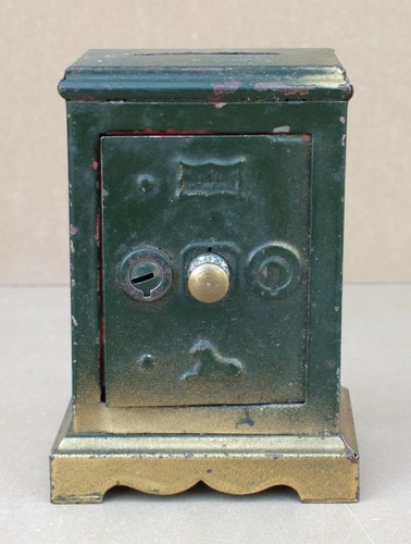 Ancien jouet tirelire coffre - tirelire,