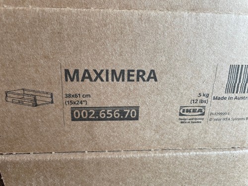 Ikea maximera drawer - maximera, drawer,