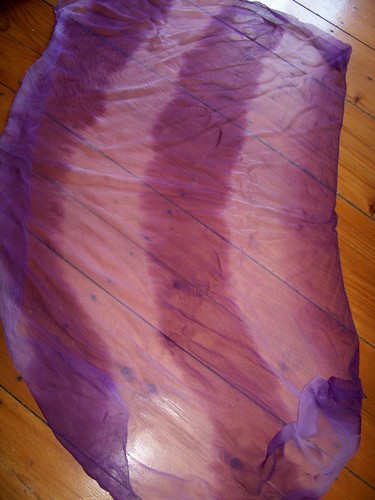 Grand foulard tye - &dye, mauve