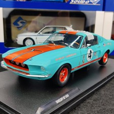 VOITURE SOLIDO FORD MUSTANG SHELBY GT 500 RACING TRIBUTE GULF 1967  1:18 NEUF.B
