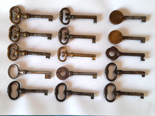 lot de 15 anciennes clés clefs clef clé de percées de portes de meubles tiroirs