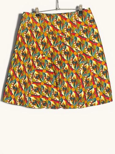 Kali yog geometric print skirt - geometric,