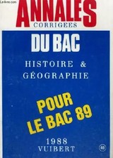 ANNALES DU BREVET CORRIGEES - COLLEGES - HISTOIRE ET GEOGRAPHIE POUR LE BREVET 8