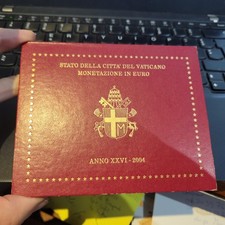 Coffret BU 8 pièces Vatican 2004 de 1 cent à 2 euros ?? Jean Paul II