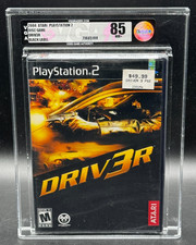 DRIV3R Sony PlayStation 2 PS2 Scellé Usine Tout Neuf VGA 85 Noté Étiquette Noire