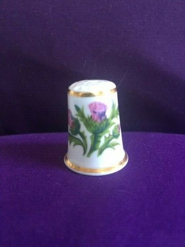 Aynsley thimble pink flower - aynsley, thimble,