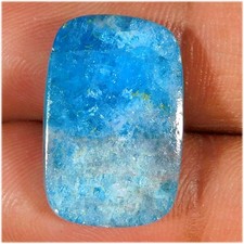 11.40Cts. Coussin apatite bleu
