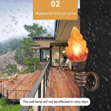 1 paire d'appliques murales torche allée/bar lampe décoration murale