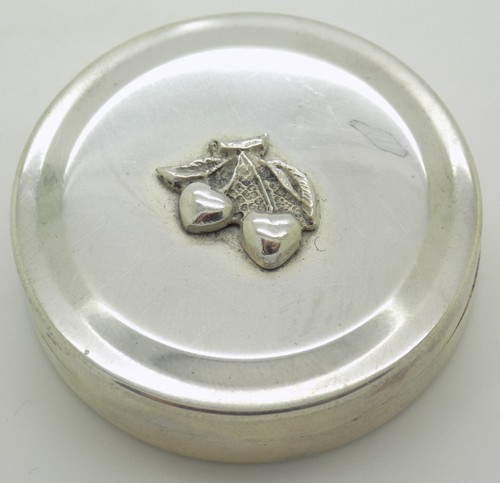 Boîte pilule argent 925 - boîte,