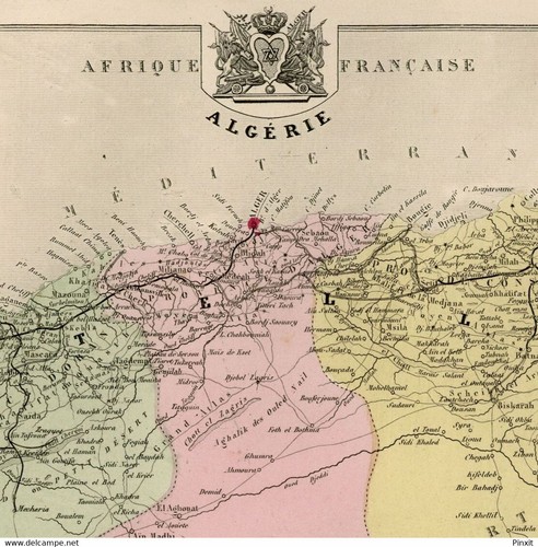 Carte plan algérie alger - carte,