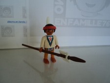 PLAYMOBIL westerns western indiens enfant chasseur camp du set 3872 de 1996