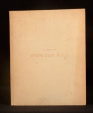 1907 Series of Twelve Delft Plates Fitzhenry Tobacco Industry Illustrated