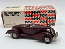 Miniature 1:43 - WESTERN MODELS - WML 5 1935 AUBURN 851 SPEEDSTER Violet + Boîte