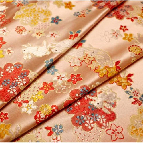 Faux soie lapin jacquard - faux,