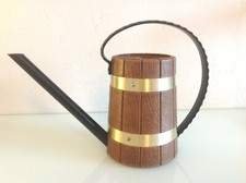 Arrosoir en plastique imitation tonneau par Emsa  / vintage années 60-70