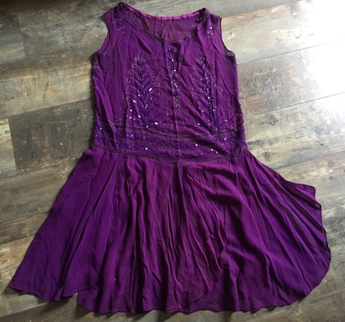 Ancienne robe crepe 1930 - robe,