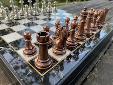 Jeu d'échecs de luxe fait