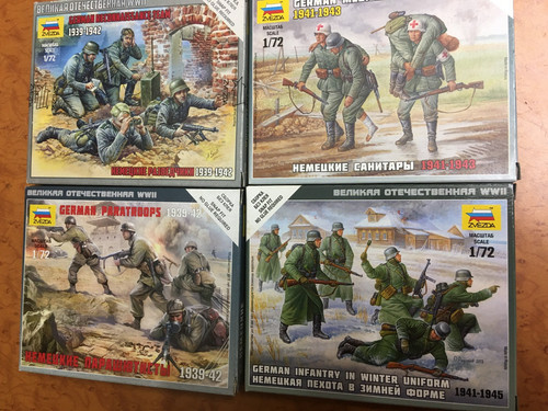 Figurines zvezda - figurines, 1/72