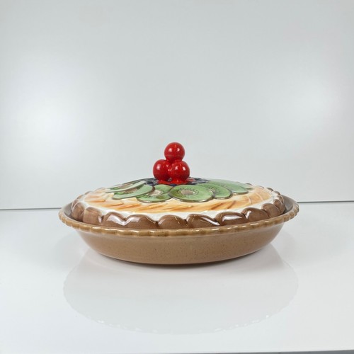 Plat tarte barbotine fruits - tarte,