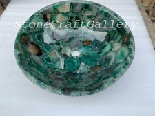Lavabo En Agate Verte Fait