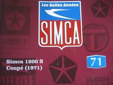 FASCICULE BOOKLET  71 SIMCA