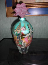 VERRERIE  D'ART FLACON A  PARFUM  ACONITO ET GUYOT