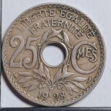 25 Centimes 1928 Lindauer