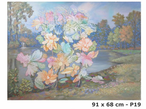 91x68 tableau huile - 91x68, cm