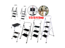 Escabeau Pliable Echelle Portable Marche Pied Sécurité Outil Équipement Chantier