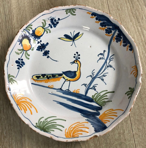 Ancienne assiette faience - ancienne,