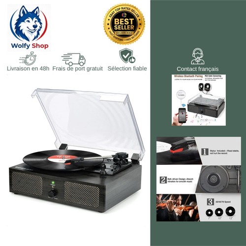 Platine vinyle bluetooth - platine,