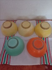 Bols vintage Duralex Verre coloré.