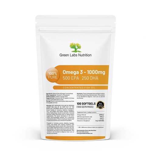 Oméga 1000mg gélules - 1000mg,