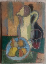 RARE TABLEAU PEINTURE HUILE