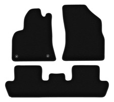 Tapis de sol en velours noir