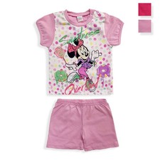 Pyjama Disney MINNIE MOUSE En Coton À Manches Courtes Pour Bébé Fille 5497