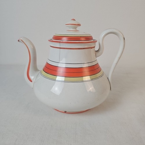 Théière faïence ancienne - théière,
