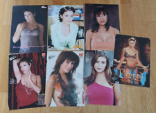 Lot Mini poster Coupure presse magazine Charmed Alyssa Milano clipping