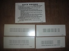 cartes pour flipper: BUCK