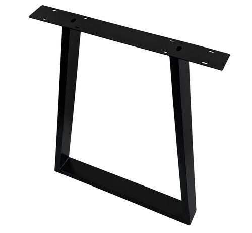 Pied table noir structure - noir,