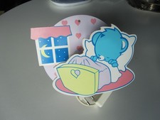 Applique murale vintage enfant Nestlé – veilleuse ourson bleu 2D – baby light