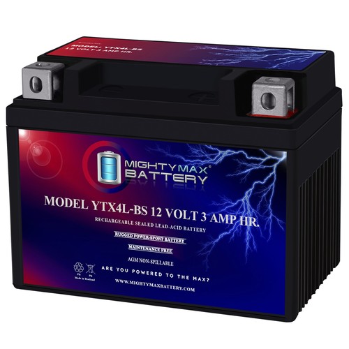 Mighty max ytx4l battery - max,
