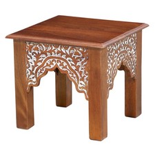 Table Basse Orientale Table De Salon Table En Bois 50Cm